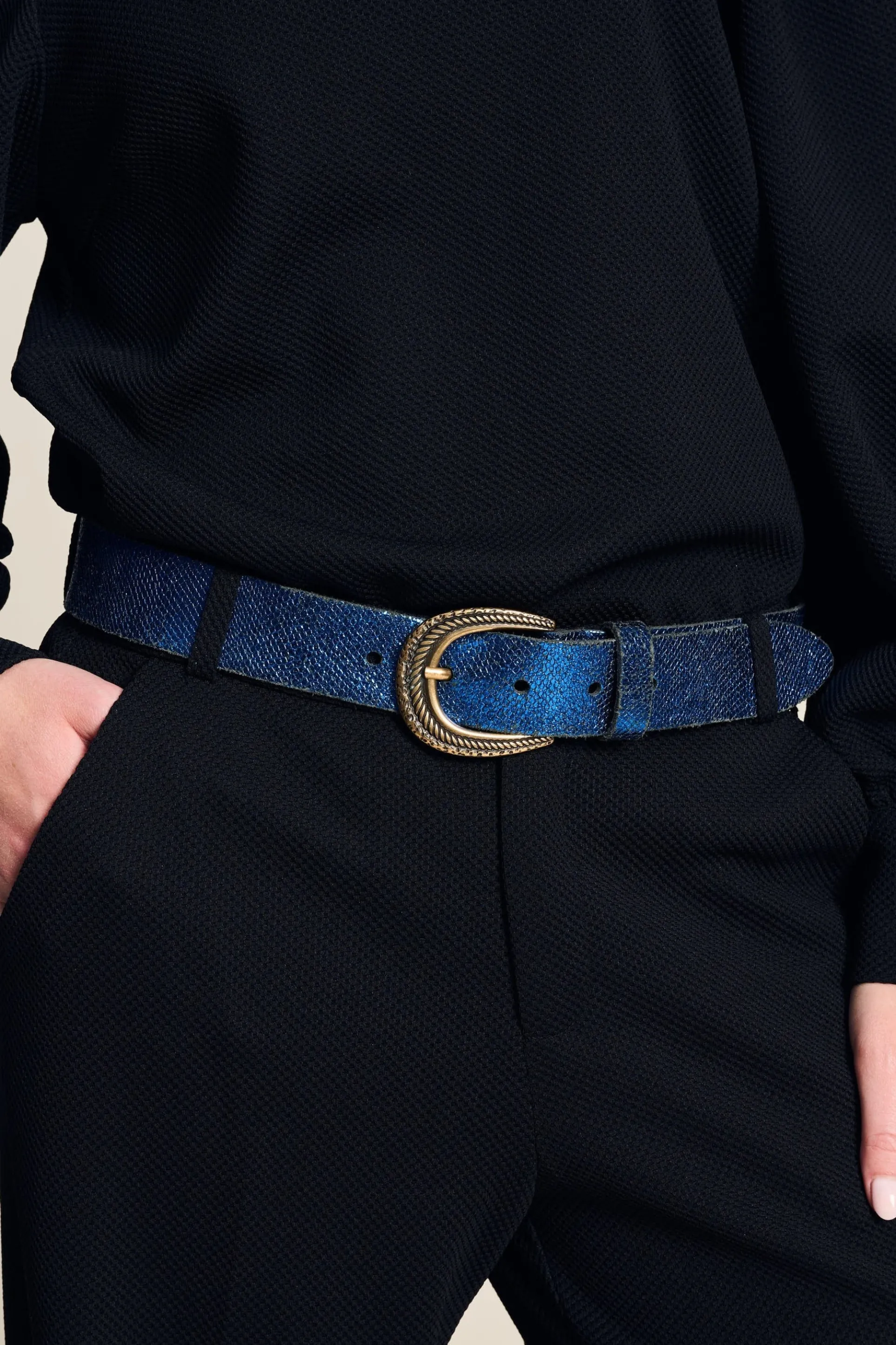 BELT Snake Bright Blue