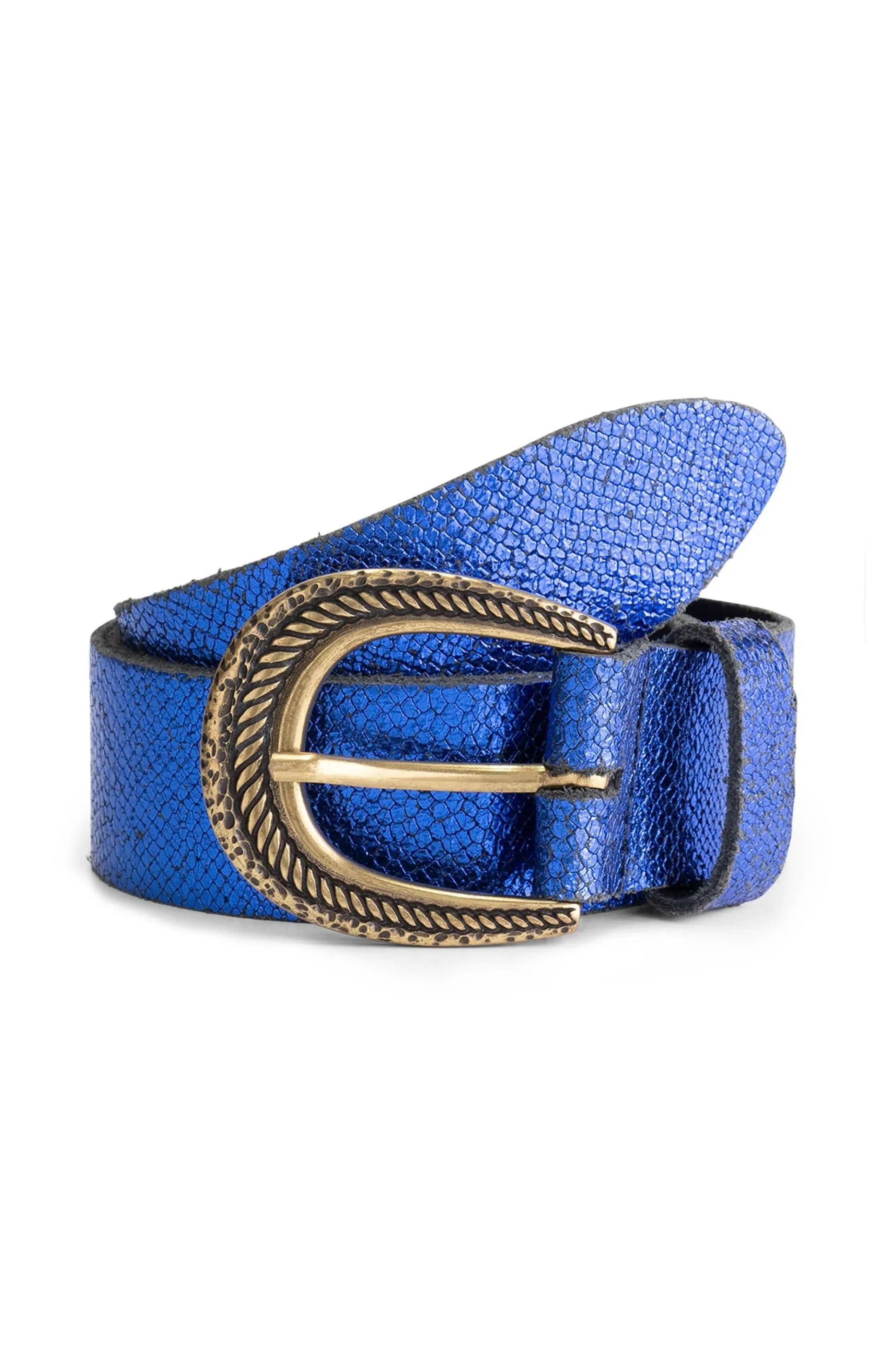 BELT Snake Bright Blue