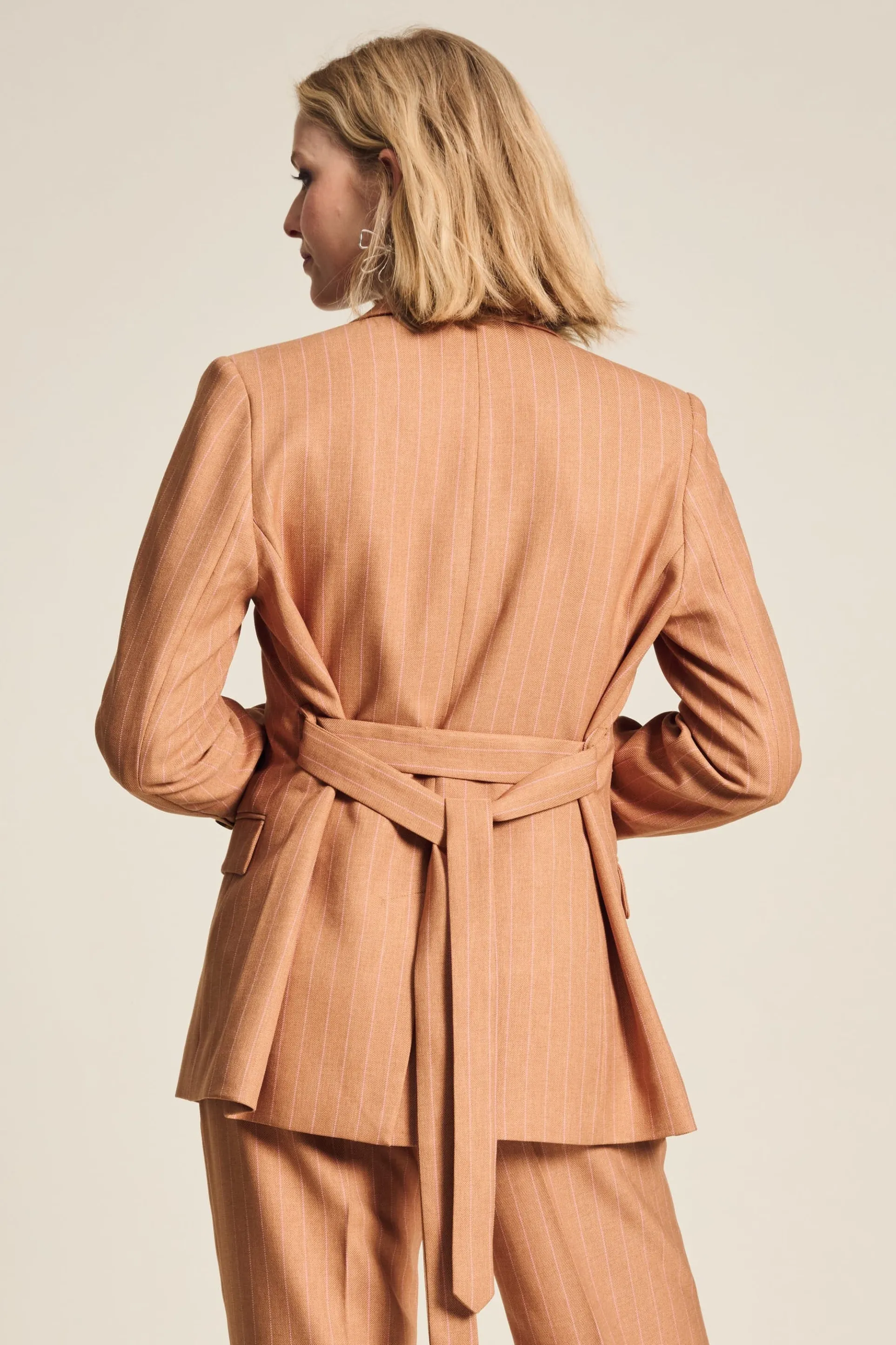 BLAZER Striped Sugar Brown
