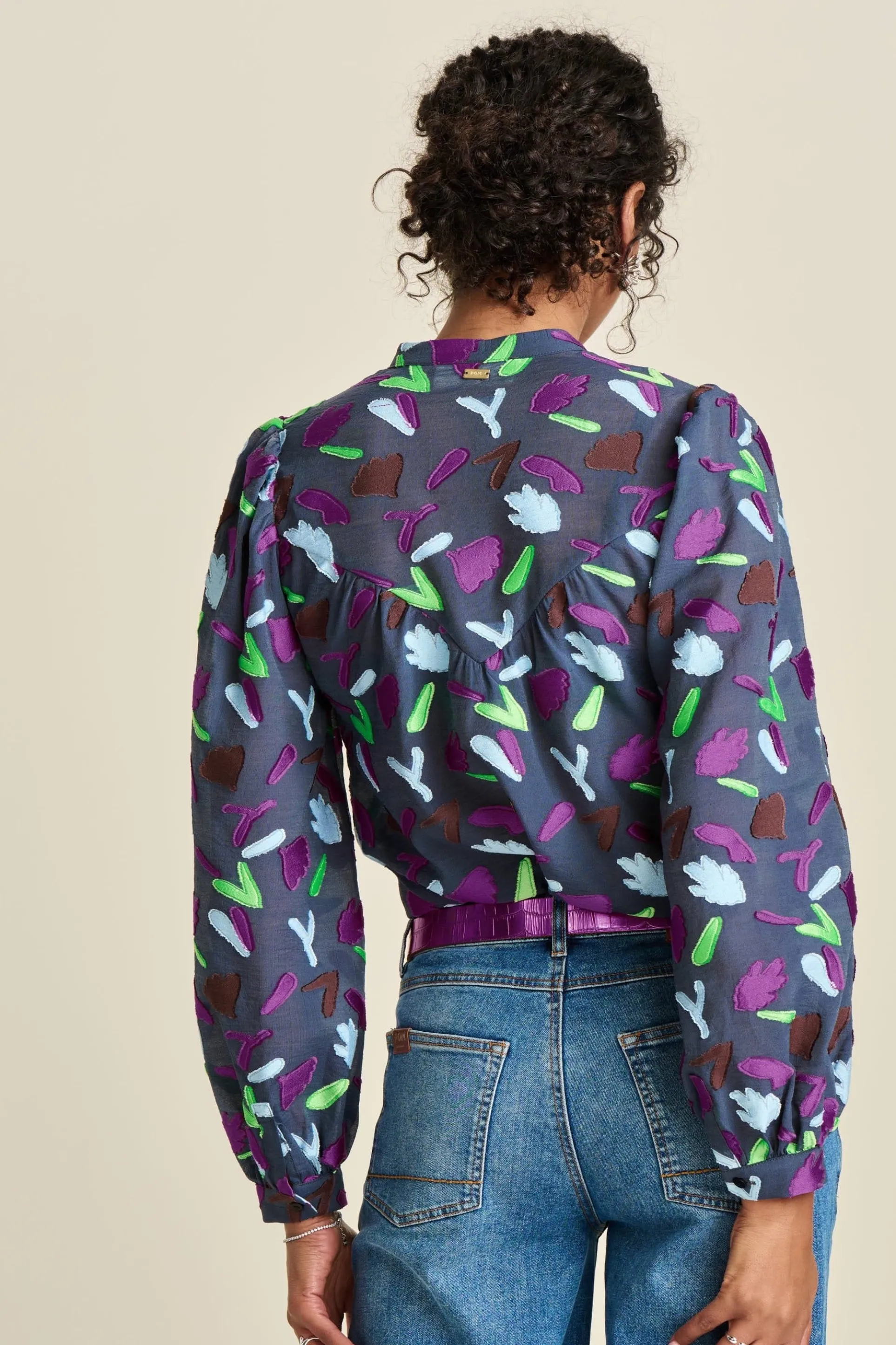 BLOUSE Featherfest Blue