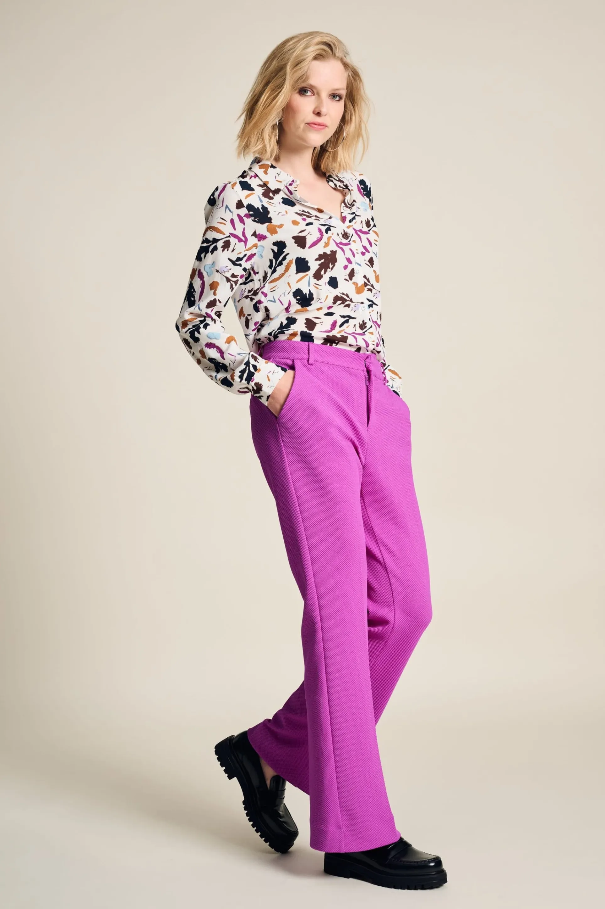 BLOUSE Mila Featherfest Ecru