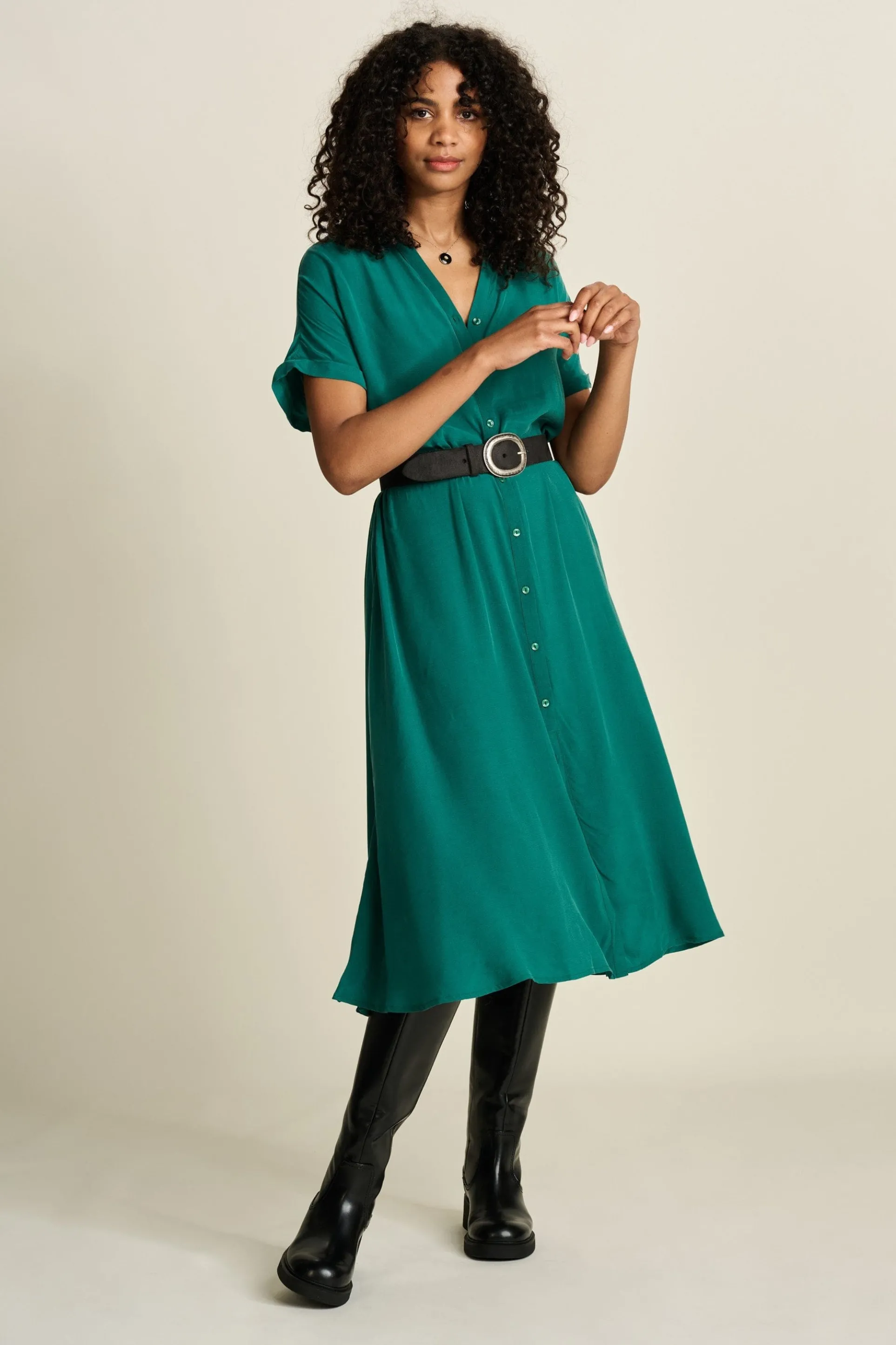 DRESS Lynn Pacific Green