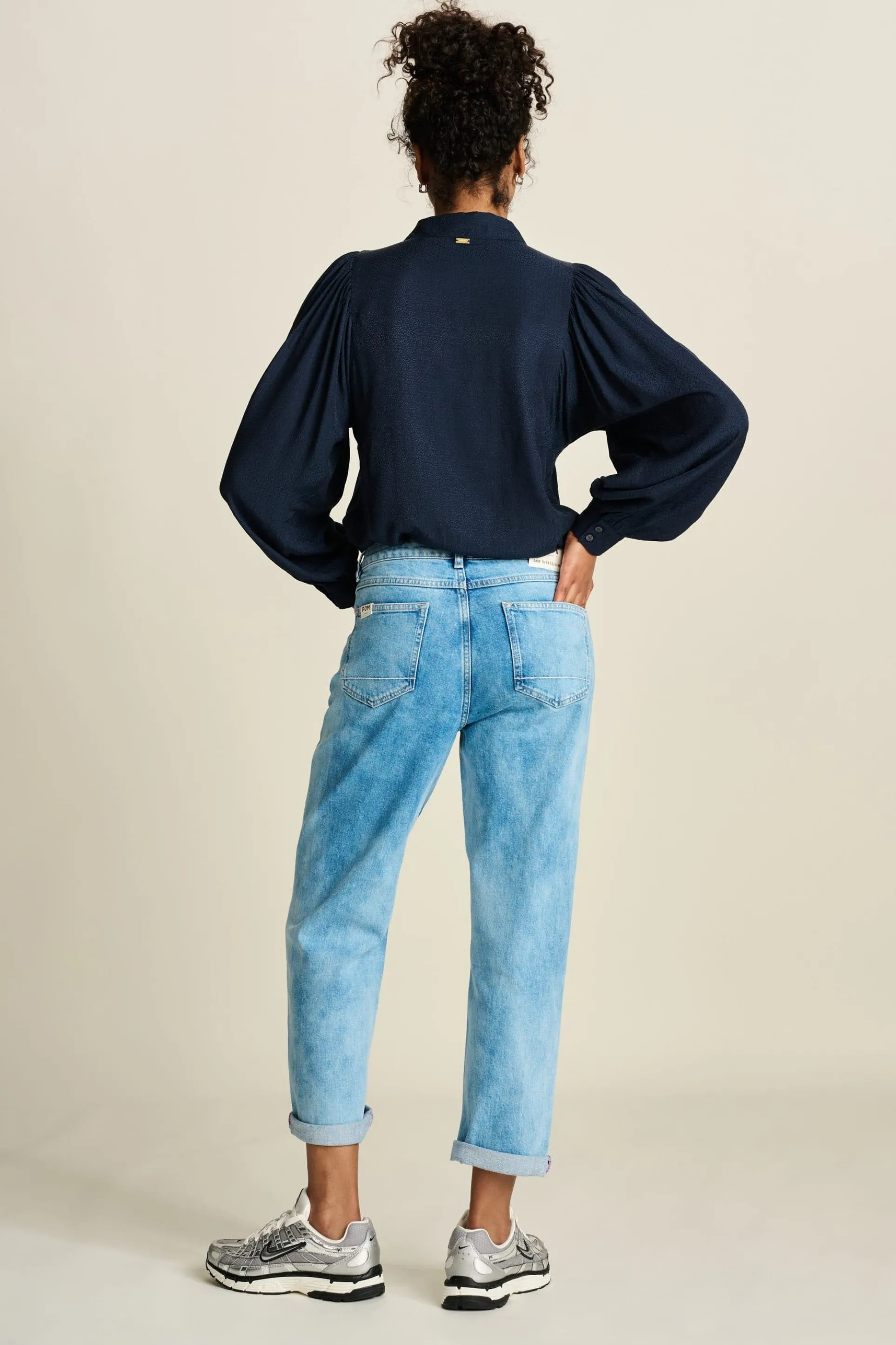 JEANS Eline Straight Mid Blue