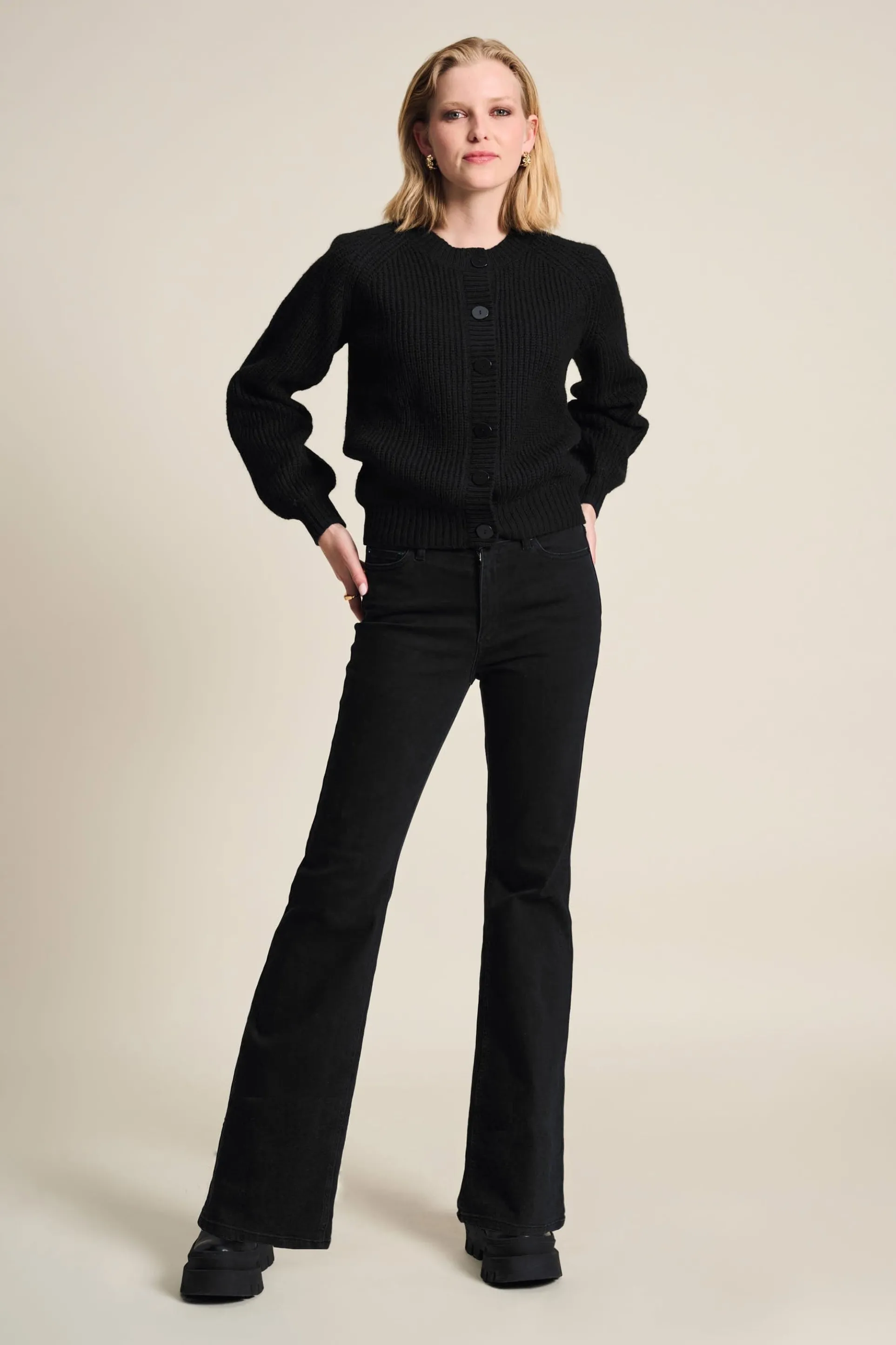 JEANS Esmee Flare Vintage Black