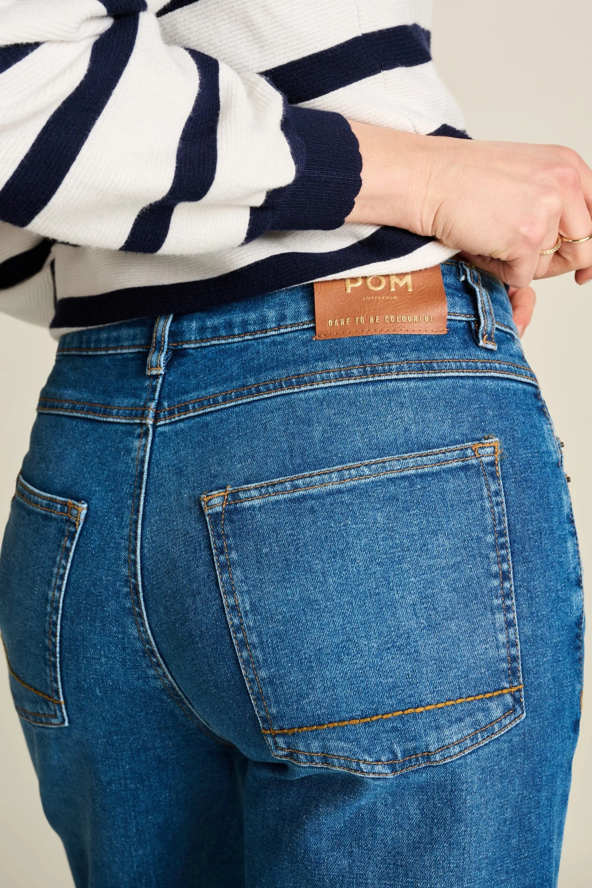 JEANS Wide Leg Vintage Blue