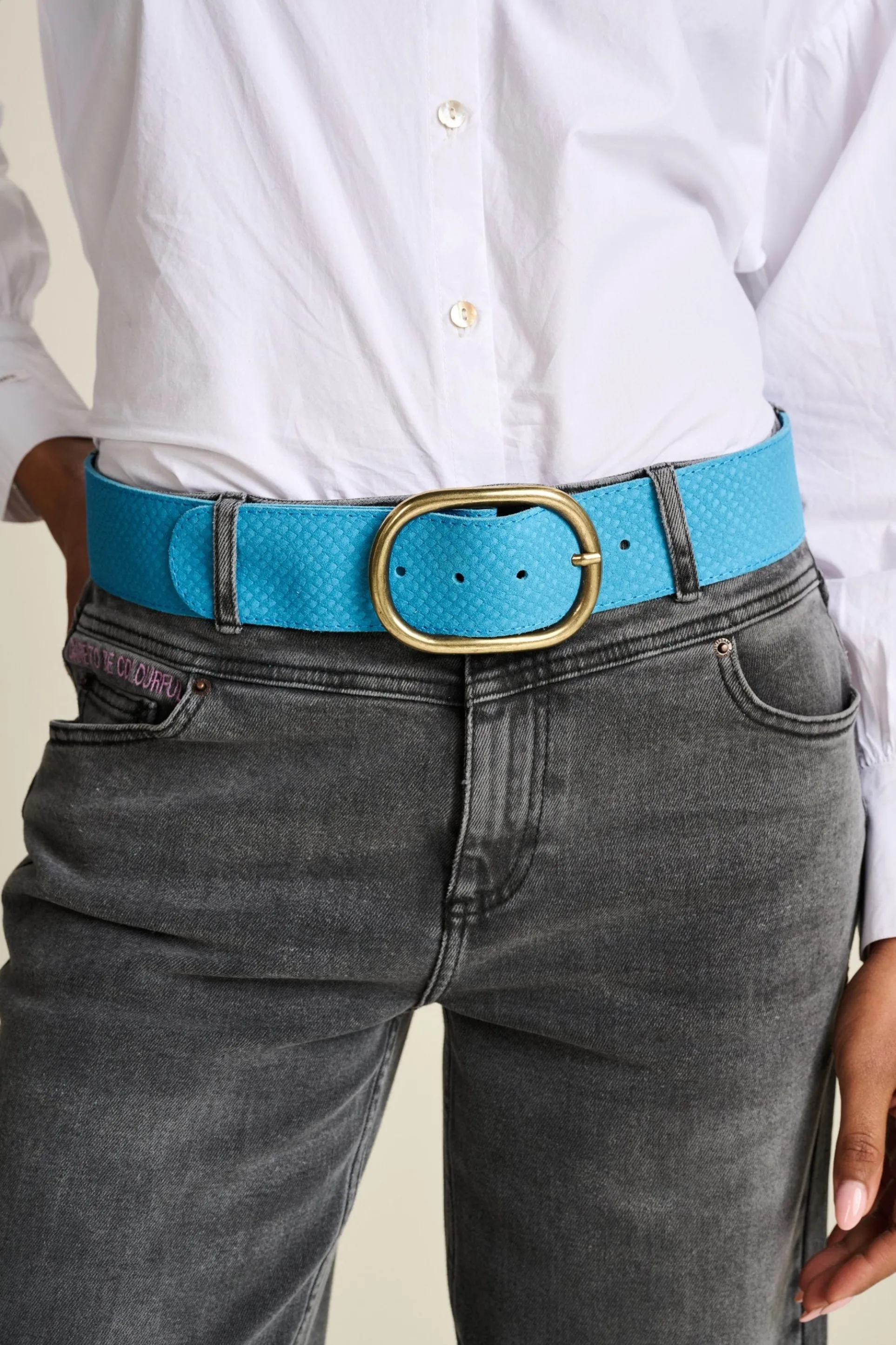 RIEM Olivia Suede Sky Blue