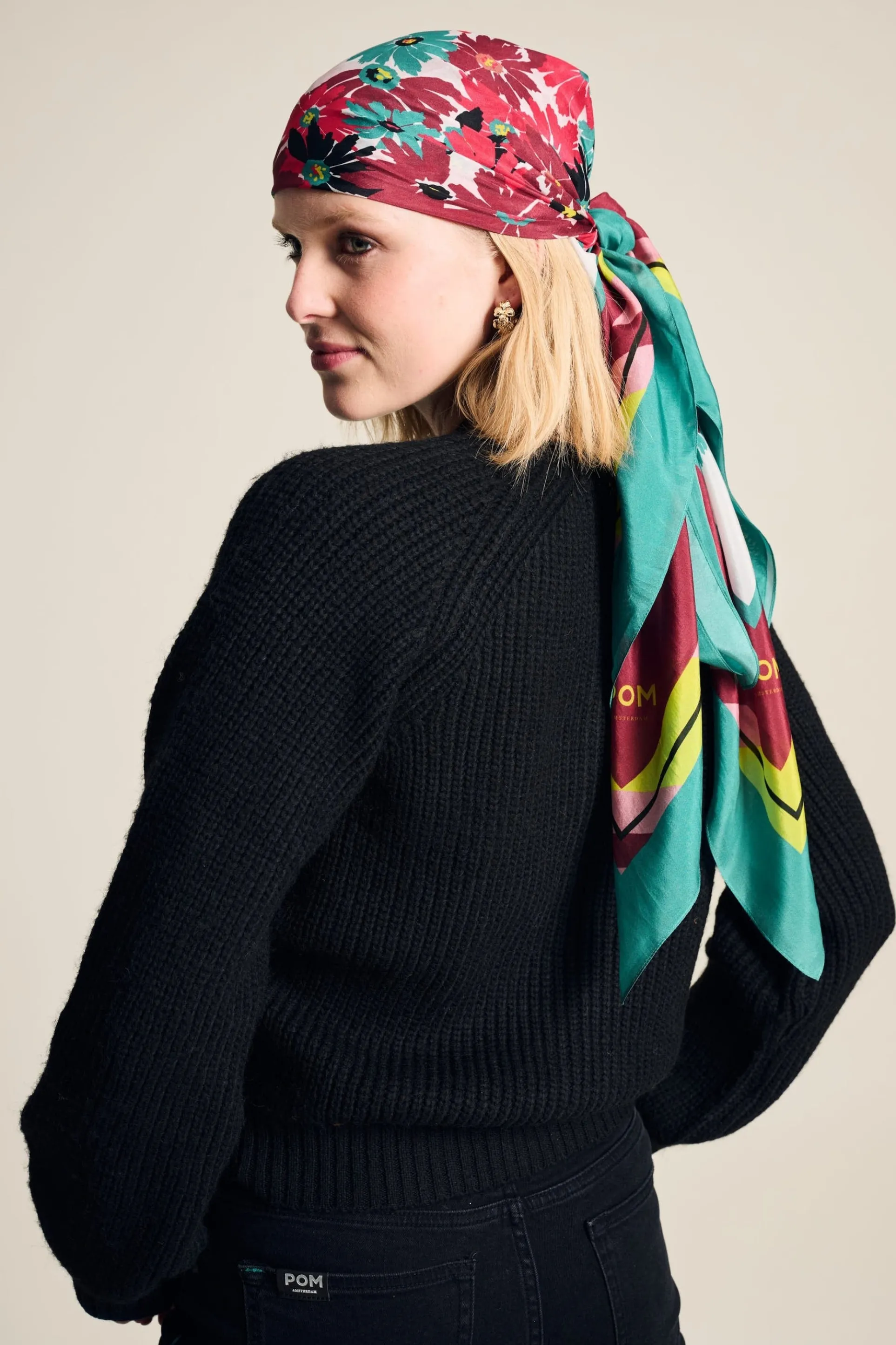 SJAAL Silk Floral Green